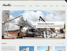 Tablet Screenshot of concrete-plant-cn.com